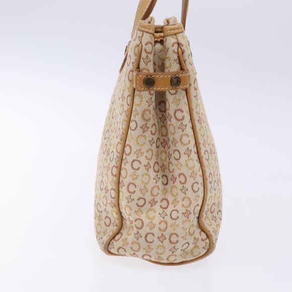 CELINE C Macadam Canvas Hand Bag Beige - Picture 4 of 13